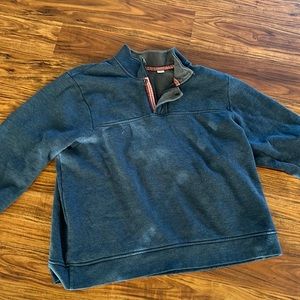 Orvis extra extra large sweatshirt with zip and detailing at the collar